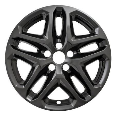 Coast2Coast 17", 5 Split Spoke, Gloss Black, Plastic, Set Of 4, Not Compatible With Steel Wheels IWCIMP372BLKN
